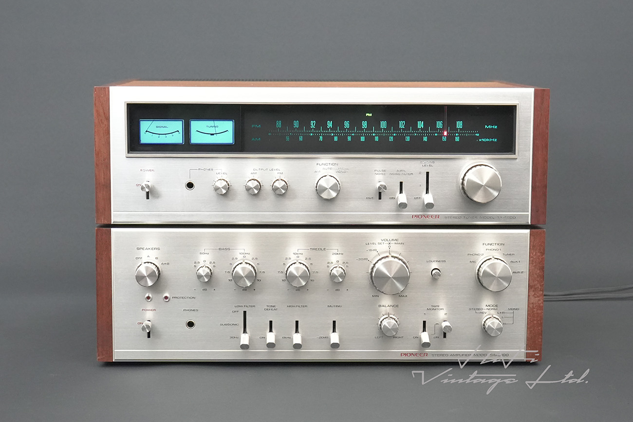 Pioneer SA-8100 Amplifier & Pioneer TX-9100 Tuner