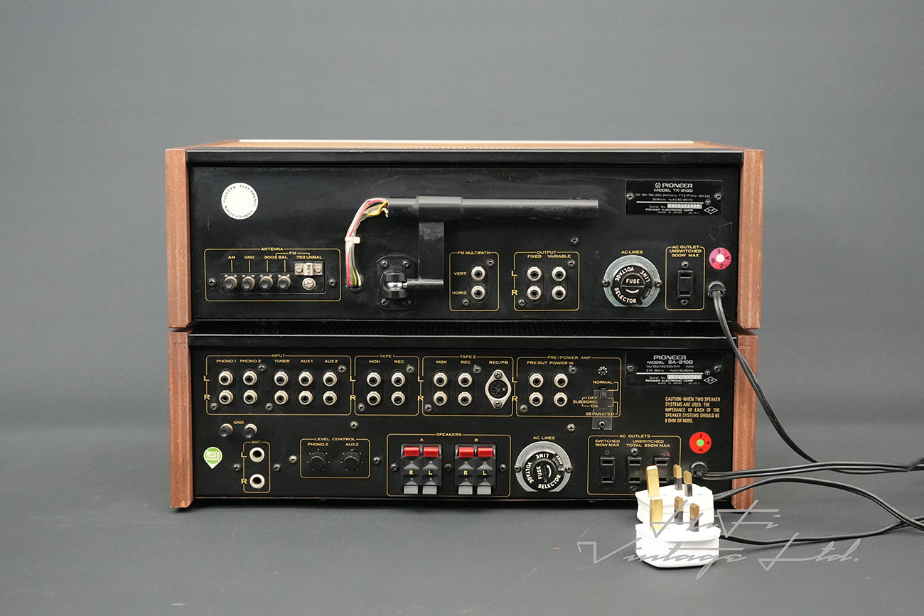 Pioneer SA-8100 Amplifier & Pioneer TX-9100 Tuner