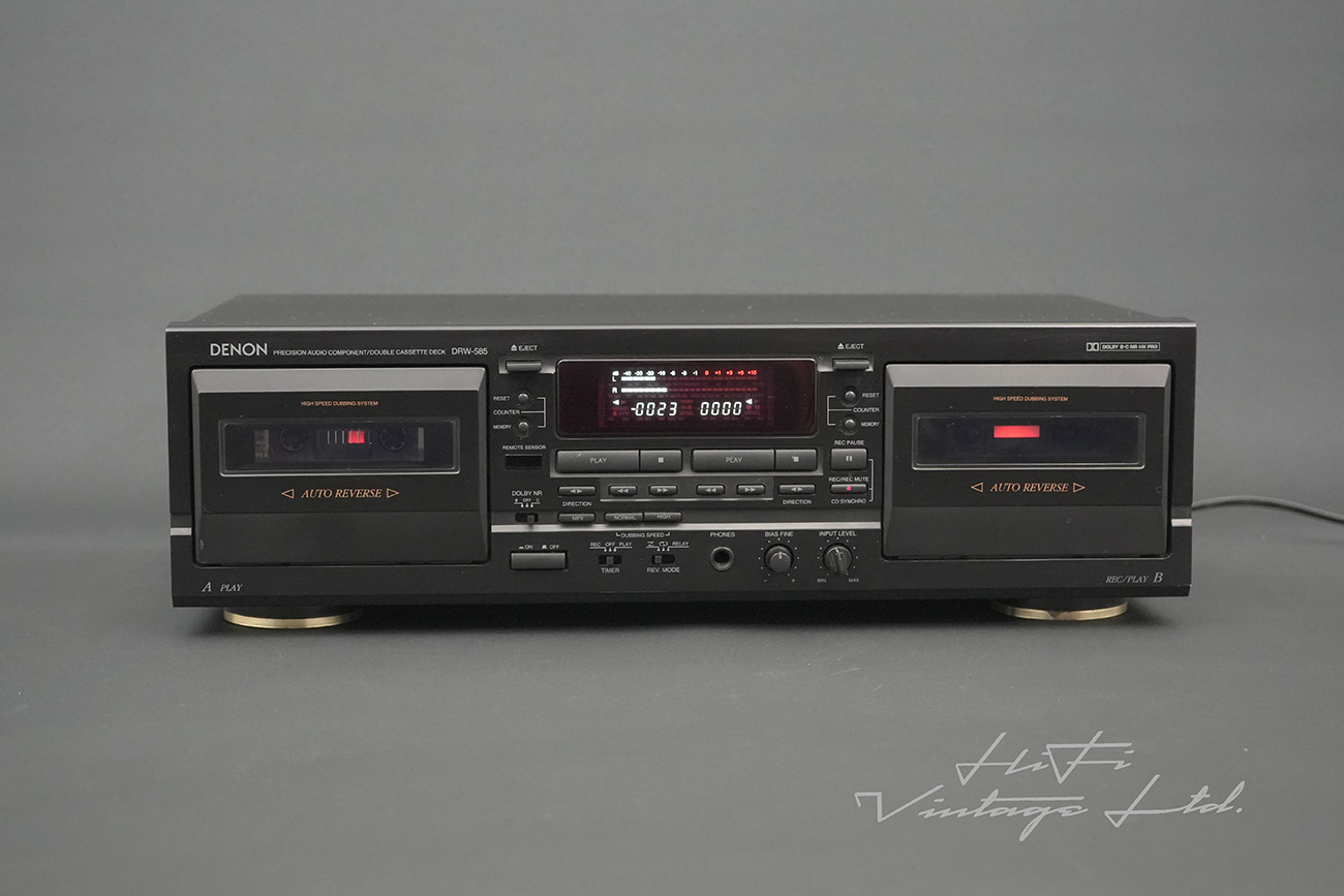 Denon DRW-585 Double Cassette Deck