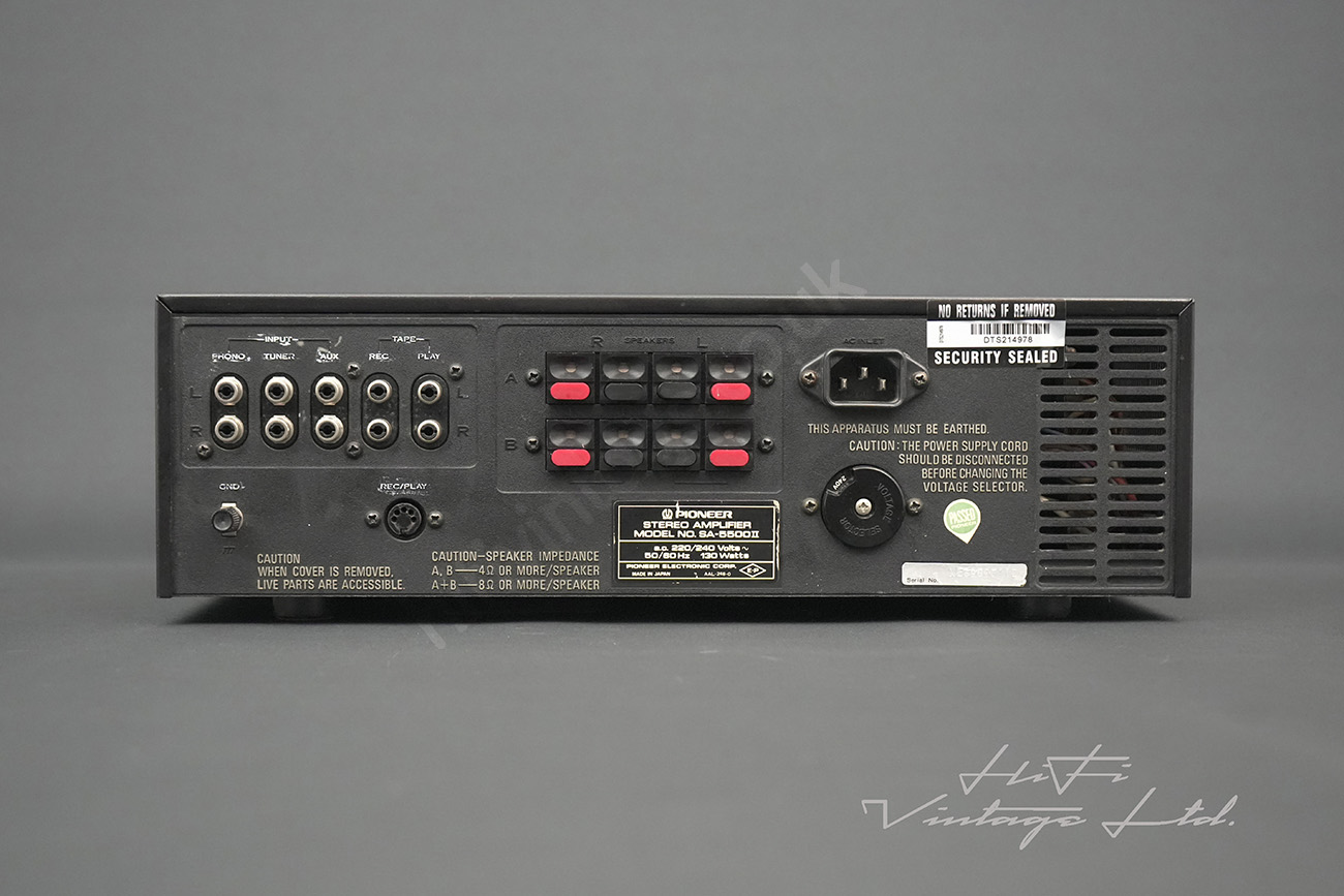 Pioneer SA-5500 II Stereo Amplifier
