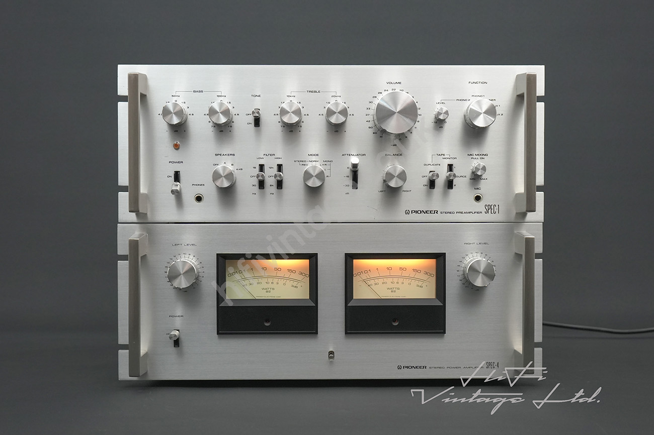 Pioneer SPEC-1 Preamplifier & SPEC-4 Power Amplifier