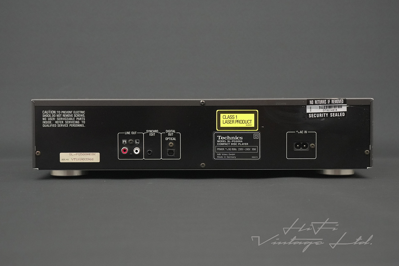 Technics SL-PG500A CD Player
