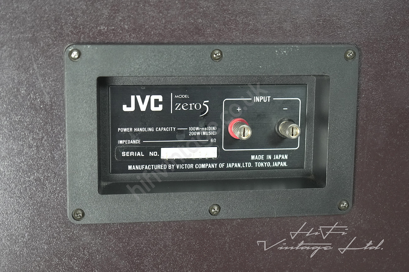 JVC zero5 Speakers
