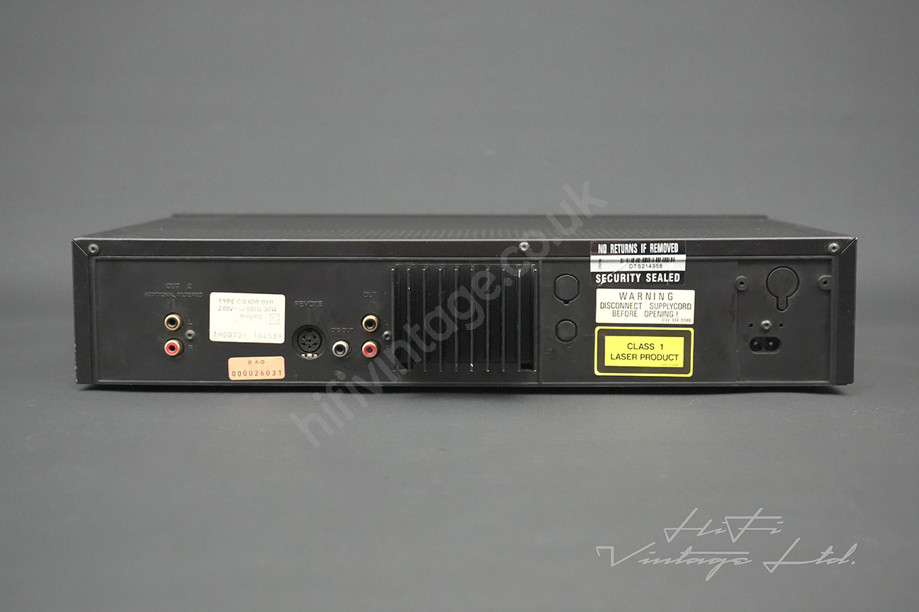 Philips CD650 CD Player