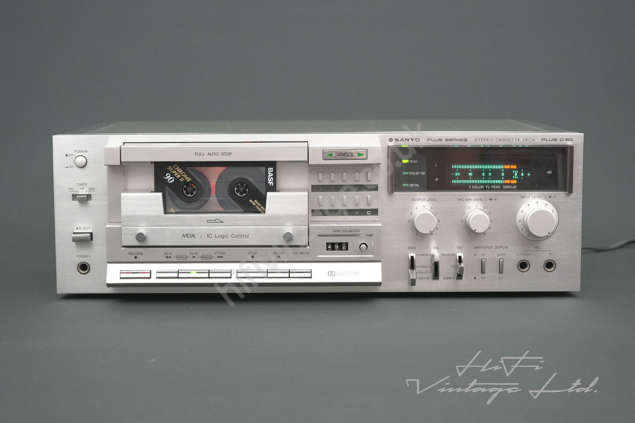 Sanyo Plus D80 Cassette Deck