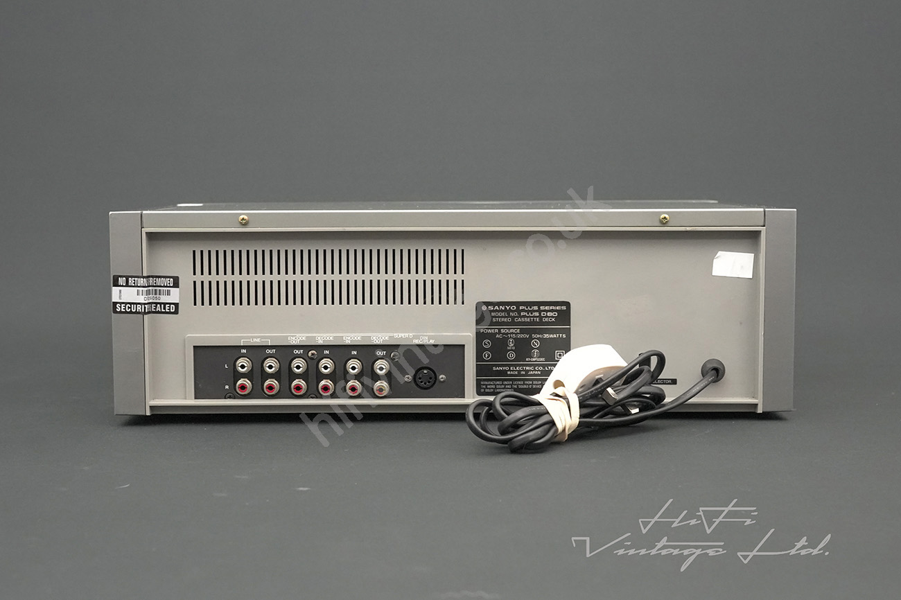 Sanyo Plus D80 Cassette Deck