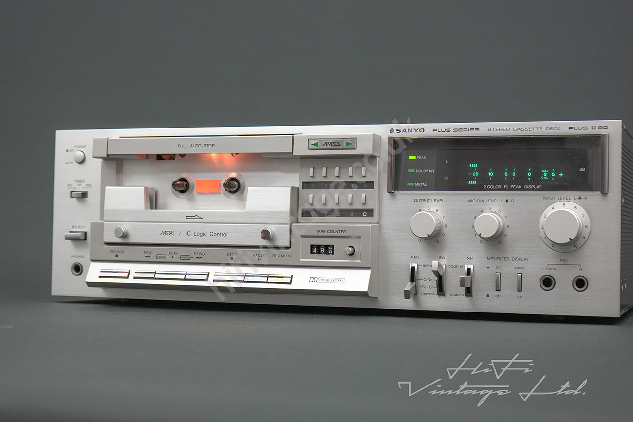 Sanyo Plus D80 Cassette Deck