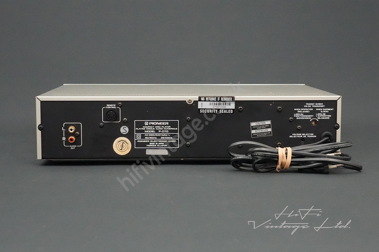 Pioneer P-D70 CD Player