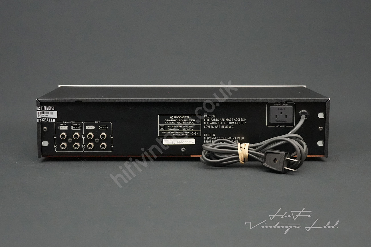 Pioneer SG-300 7-band Graphic Equalizer