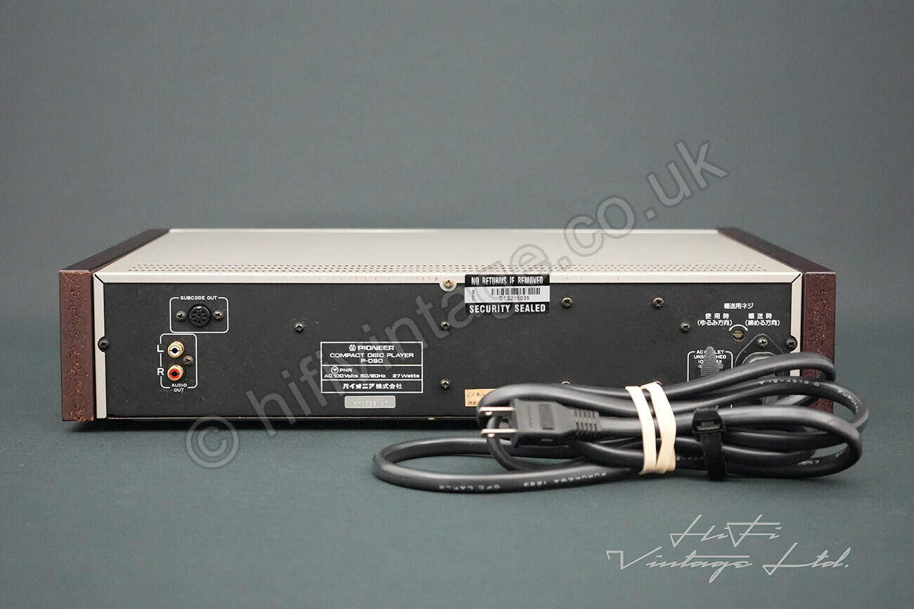 Pioneer P-D90 CD Player